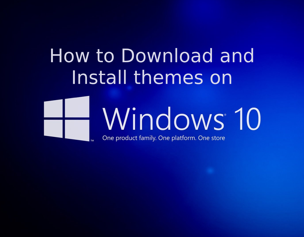 how to install desktop themes on windows 10